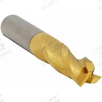 APPROVED VENDOR Square End Mill: Carbide, TiN Coated, 3 Flute, 1/2" Mill Dia, 1" LOC, 3" OAL (MPN 205-001214)