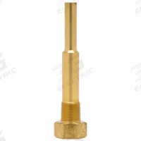 WGTC Threaded Thermowell: Brass, For 3/8 in Stem Lg, 5 in Insertion Lg, For 3/8 in Stem Dia (MPN T1M3D2). Key specifications — attr1275131: 350°F/176°C; attr1275136: WGTC; attr1275129: 300 psi at 150°F.