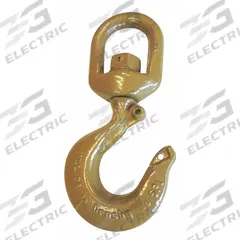 CROSBY Slip Hook: 30,000 lb Working Load Limit, 100 Hook Grade, Alloy Steel, 1 1/4 in Material Thick (MPN 1048880). Key specifications — Color: Gold; Brand: CROSBY; Visual Indicator Markings: Deformation & Max Angle.