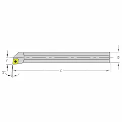 ULTRA-DEX USA Indexable Boring Bar: HM08Q SCLPR2 (MPN 940-000-038). Key specifications — attr257292: HM08Q SCLPR2.