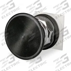 SCHNEIDER Mushroom Head Push Button: Black, 30 mm Mounting Size, Metallic, Momentary (MPN 9001KR5B). Key specifications — Brand: SCHNEIDER; Action: Momentary; Series: 9001K; Push Button Material Type: Metallic.