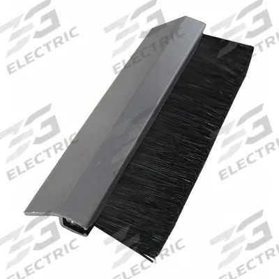 AMERICAN GARAGE DOOR SUPPLY Brush Seal: 45° Angle, Nylon, 1 in Brush Lg - Material Handling