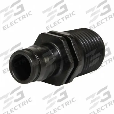 UPONOR Barbed Fitting Adapter: 1 in ID x 1 in Pipe Size, Barbed x NPT, Polymer - Expansion Polymer Barbed Tube Fittings