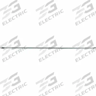 BUYERS PRODUCTS Locking Rod: Locking Rod, 22 19/32 in Lg (In.), Steel, Silver - Truck Storage Locks & Latches