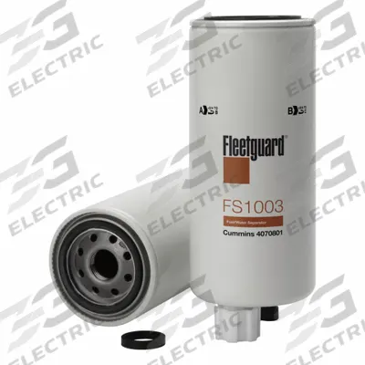 FLEETGUARD Automotive Fuel Filter: 12 1/8 in Overall Lg, 3 11/16 in Outside Dia, Diesel Fuel - Spin-On Fuel Filters