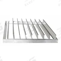 33.75"H-W 4.5"L Aluminum Backdraft Dampr: For 34 in Fan, For 34 in Nominal Duct Dia, Single Panel (MPN 3HHL9). Key specifications — Airflow Direction: Vertical; Blade Type: Flat Blade; Brand: DAYTON; Maximum Air Velocity: 2250 fpm; Mounting Position: Vertical.