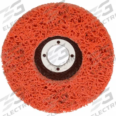 NORTON Non-Woven Depressed Center Disc: 4 1/2 in x 7/8 in, Ceramic, Extra Coarse - Cool-Cutting Coating-Removal Discs for All Materials