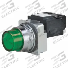 SIEMENS Pilot Light: 30 mm Panel Mounting Size, Green, LED, 120 V AC Max Volt Rating (Supply) (MPN 52PL4G3XB). Key specifications — Series: Class 52; Brand: SIEMENS; Includes Push-To-Test: No Push-To-Test Included.