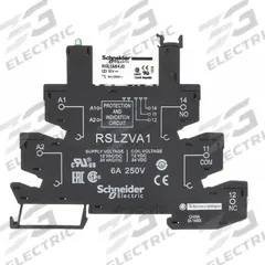 SCHNEIDER Slim Interface Relay: 6 A Current Rating, 12V DC, Screw Termination (MPN RSL1PVJU). Key specifications — Electrical Connection: Screw Connector; Mounting Style: DIN Rail; Brand: SCHNEIDER.