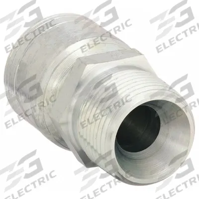 AEROQUIP Hydraulic Crimp Fitting: Steel x Steel, Straight, -6 For Hose Dash Size - Aeroquip Crimp Hydraulic Hose Fittings with NPTF Connection