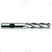 YG-1 Ball End Mill: Cobalt, TiCN Coated, 4 Flute, 1/4" Mill Dia, 1-1/4" LOC, 3-1/16" OAL (MPN 44297CC)