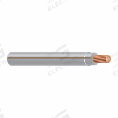 SOUTHWIRE Wire: Copper, 12 AWG, 1 Conductors, Solid, Gray/Brown, 500 ft Lg - Copper THHN/THWN Building Wires