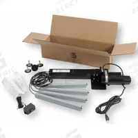 DYNA-LIFT Hydraulic Lift Kit: 10 in Stroke, Electric, 1,500 lb System Load Rating, Foot with Glide (MPN 4E-D1D-10-H). Key specifications — Brand: DYNA-LIFT; Motor Voltage: 115V AC; End Type: Foot with Glide.