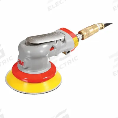 3M Air Random Orbital Sander: 6 in Disc, Hook and Loop/Pressure Sensitive Adhesive - Non-Vacuum Random Orbital Sanders