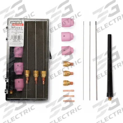 LINCOLN ELECTRIC Torch Consumables Kit: For 20/9 Series (MPN KP2414-1) - Gas Lens Kits