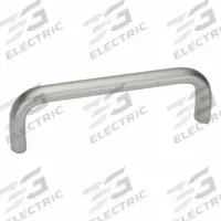 JW WINCO Pull Handle: Threaded Holes, Stainless Steel, Silver, 6.3 in Mounting Hole Center to Center (MPN 565.5-20-M6-160-A-GS). Key specifications — Screw Size: M6; Brand: JW WINCO; Color: Silver.