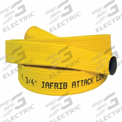JAFRIB Fire Hose: Extruded Through-the-Weave, 4 in Hose Inside Dia, 25 ft Hose Lg - Supply Fire Hoses