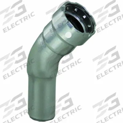 VIEGA MEGAPRESS Crimp Elbow Fitting: 2 in Pipe x 2 in Pipe Size, Press-fit x FTG, Carbon Steel - Steel Press Pipe Fittings