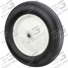 APPROVED VENDOR Flat-Free Wheel: 15 1/2 in Wheel Dia., 4 in Wheel Wd, Polyurethane, 3 in Hub Lg, Std (MPN 53CM67). Key specifications — Brand: APPROVED VENDOR; Tire Sidewall Number: 4.80/4.00-8.