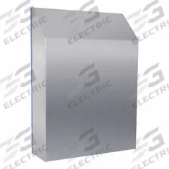 RITTAL Hose-Proof Hood: Food Industry, Silicone/Stainless Steel, 18.9 in x 4.33 in (MPN 3243080). Key specifications — Finish: Painted; Brand: RITTAL; Accessory Type: Hose-Proof Hood; Application: Food Industry; Material: Silicone/Stainless Steel.