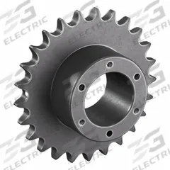 TRITAN Bushed Roller Chain Sprocket: For 60 Chain, 25 Teeth, 5.984 in Pitch Dia, 6.39 in Outside Dia (MPN 60SDS25H). Key specifications — Brand: TRITAN; Required Bushing Series: SDS.