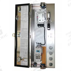 EATON NEMA Combination Starter: Fusible Disconnect, 3 Poles, NEMA Size 2, 120V AC, NEMA-Rated 4X (MPN ECN1624AAD-R63/D). Key specifications — Includes Pilot Light: No; Maximum Voltage Rating: 600V AC; Brand: EATON; Phase: Three; Coil Voltage: 110/120V AC; Control Transformer: No; For Fuse Class: Class R; Series: Freedom.