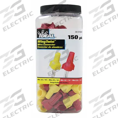 BUCHANAN Wire Connector Kit: 150 Pieces - Mixed Wire Connector & Terminal Sets