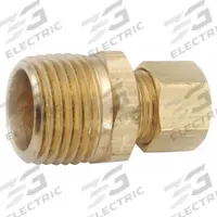 APPROVED VENDOR Compression Fitting Coupling: 7/16 in OD x 3/8 in Pipe Fitting Size, Brass (MPN 700068-0706). Key specifications — Brand: APPROVED VENDOR.