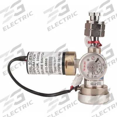 INDUSTRIAL SCIENTIFIC Gas Cylinder Regulator: Gas Regulator, Switch, Stainless Steel - Accessories for Portable Gas Detection Calibration