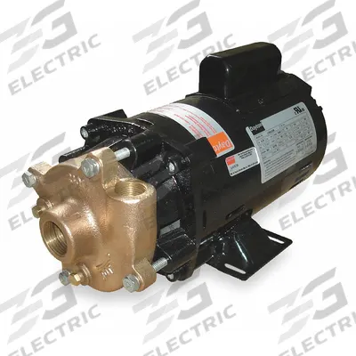Dayton Centrifugal Pump: 3/4 hp, 115/230V AC, 50 ft Max Head, 1 1/4 in, 1 in Intake and Disch - 1/4 to 3/4 HP Straight Centrifugal Pumps