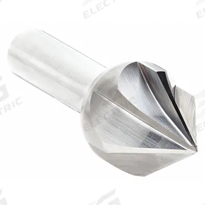 KEO Countersink: 60°, 6 Flute, 5/8 in Body Dia - Smooth-Finish Six-Flute Countersinks