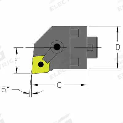 ULTRA-DEX USA Indexable Cutting Head Unit: MH32 MCLNR5-CFT (MPN 912-000-129) - Machining