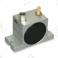 DAYTON Pneumatic Vibrator: 1,157 lbf, 23,000 vpm, 1/4 in NPT, 66 dBA, Aluminum, Continuous (MPN 1DYP7). Key specifications — attr671163: 66 dBA; attr671170: 1,157 lbf @ 87 psi; attr671165: 19,000 vpm @ 60 psi; attr671184: 1/4 in; attr671185: NPT; attr671192: BSPP; attr671193: 1/4 in; attr671175: DAYTON.