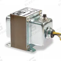 FUNCTIONAL DEVICES INC / RIB Class 2 Transformer: 75 VA Power Rating, 120V AC, 24V AC, Foot/Hub (MPN TR75VA001). Key specifications — Brand: FUNCTIONAL DEVICES INC / RIB; Connection - Primary: Wire Lead; Connection - Secondary: Wire Lead; Input Voltage: 120V AC; Mounting: Foot; Output Voltage: 24V AC.