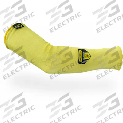 IRONCLAD Knit Sleeve: Cut Level A3, 18 in Lg, Universal, Kevlar, 13 ga Thick, Yellow - Light-Duty Cut-Resistant Sleeves