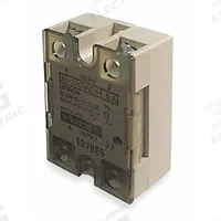 OMRON Solid State Relay: Surface Mounted, 10 A Max Output Current, Photocoupler, AC Output (MPN G3NA-610B-DC5-24). Key specifications — Brand: OMRON; Current Type: DC; Electrical Connection: Screw Clamp; Finger Safe: Yes; Input Current: 0.6 to 15 A; Maximum Output Current without Heat Sink: 4 A; Mounting Style: Surface; Output Voltage: 400 to 600V AC.