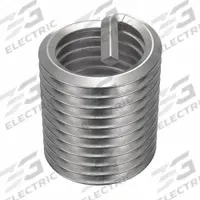 HELI-COIL Helical Insert: Tanged Tang Style, Free-Running, 1"-8 Thread Size, 1 1/2 in Overall Lg (MPN K1185-16). Key specifications — attr798694: 18-8; attr798710: Right Hand; attr798707: 1"-8; attr798676: Metal; attr798705: Inch; attr798675: HELI-COIL; attr798708: 200,000 to 250,000 psi; attr798713: Coarse.
