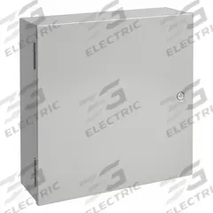 HOFFMAN Enclosure: Steel, 24 in x 20 in x 7 in, NEMA 1, Solid Cover, Hinged, Painted (MPN A24N20ALP). Key specifications — Brand: HOFFMAN; Closure Method: 1/4-Turn Latch; Knockouts: Not Included.