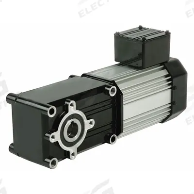 BISON AC Gearmotor: Right Angle, Hollow, 3-Phase, TEFC, 7 RPM, 1,730 in-lb Max Torque - Hollow Shaft Right Angle AC Gearmotors