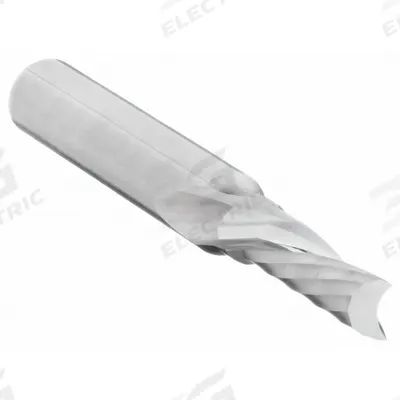 ONSRUD Solid Router Bit: Spiral O-Flute Downcut, 1/4" Cut Dia - Spiral O-Flute Router Bits for Plastics