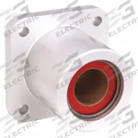 PBC LINEAR Mounted Linear Bearing: Single, Self-Aligning, 3/4 in Inside Dia, Frelon (TM) Gold Liner (MPN SFP12). Key specifications — Material: Aluminum; Liner: Frelon (TM) Gold.