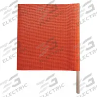 APPROVED VENDOR Traffic Flag: Traffic Flag, 30 in Wood Dowel, Blank, 24 in x 24 in Flag Size (H x W) (MPN 3YWZ1). Key specifications — Product Type: Traffic Flag; Color: Orange; Brand: APPROVED VENDOR; Includes: 30 in Wood Dowel; Legend: Blank; Material: PVC Coated Mesh.
