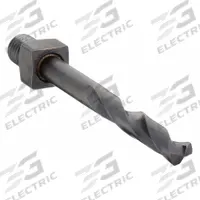 ROCKY MOUNTAIN TWIST Threaded Shank Drill Bit: 13/64", 2-1/8" Overall Lg, Black Oxide Cobalt (MPN 953CO13/64LS). Key specifications — attr1235676: ROCKY MOUNTAIN TWIST; attr1235682: 1/4"-28; attr1235677: 0.2031; attr1235683: NAS 965 Type D.