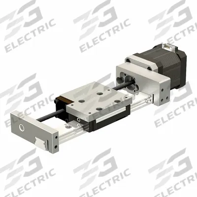 PBC LINEAR Compact Linear Actuator: 6 mm Lead Screw, 6 mm Lead, 10 mm Max. Stroke - PBC Linear Compact Series Profile Rail Systems