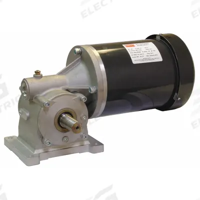 Dayton Gearmotor: Right Angle, Single Output Shaft, 3-Phase, TEFC, 45 RPM - Right Angle AC Gearmotors