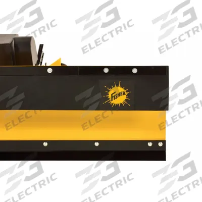 FISHER Deflector: Deflector, Rubber, Black, UTVs, 784WH8 - Blade Edges & Kits