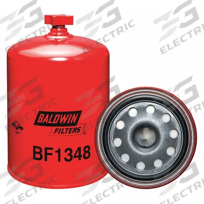 BALDWIN FILTERS Fuel Filter: Spin-On, 4 5/16 in Outside Dia, 1"-14 Thread Size, Cellulose - Spin-On Fuel Filters