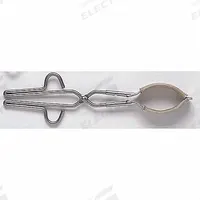 Beaker Tongs: 13 1/2 in Overall Lg, Stainless Steel, T302, Fiberglass Jaws, 1/4 in Wire Size (MPN H-23440). Key specifications — Brand: APPROVED VENDOR; Coating: Fiberglass Jaws; For Use With: 100 to 1,000 mL Beakers; Material Grade: T302; Product Type: Beaker Tongs; Tip Style: Beaker.