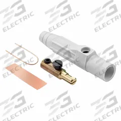 Single Pole Inline: Male, White, 600V AC/600V DC, 150 A, Single Set Screw Termination, 15 Series (MPN 15D21-UW). Key specifications — Gender: Male; Series: 15; Brand: LEVITON.