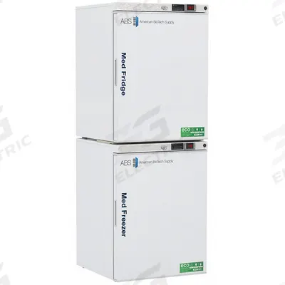 AMERICAN BIOTECH SUPPLY Laboratory Refrigerator and Freezer: 5.2 cu ft Refrigerator Capacity - Pharmacy Refrigerator-Freezers